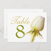 Tischnummer 1-9 Postkarte (Vorne/Hinten)