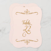 Tischnummer 22, Empfang für Extravagante Schrift (Vorne/Hinten)