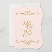 Tischnummer 22, Empfang für Extravagante Schrift (Rückseite)