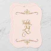 Tischnummer 24, Empfang für Extravagante Schrift (Vorne/Hinten)