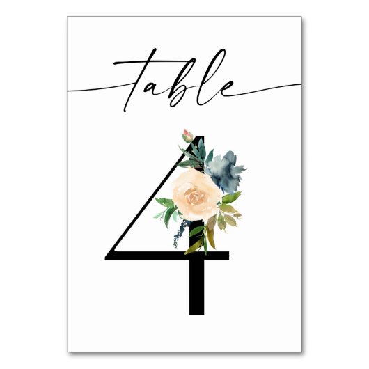 TISCHNUMMER 4 (Vorderseite)