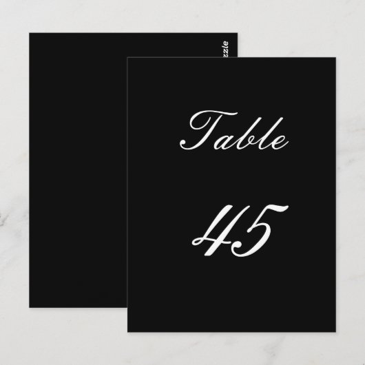 Tischnummer 45 (Vorne/Hinten)