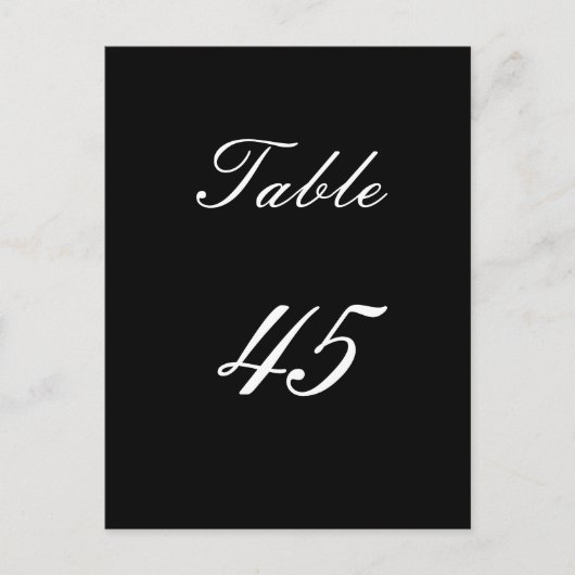 Tischnummer 45 (Vorderseite)