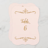 Tischnummer 6, Empfang für Extravagante Skriptschr (Vorne/Hinten)