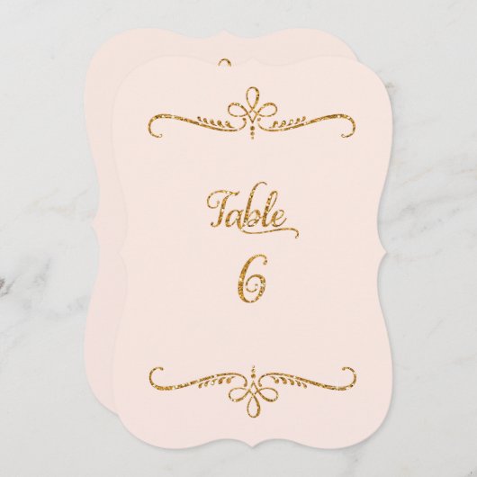 Tischnummer 6, Empfang für Extravagante Skriptschr (Vorne/Hinten)