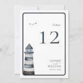 Tischnummer am Meer (Vorderseite)