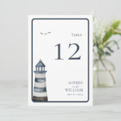 Tischnummer am Meer (Stehend Vorderseite)