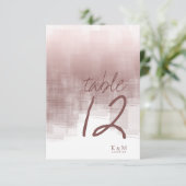 Tischnummer Aquarellfarben Cinnamon ID774 (Stehend Vorderseite)