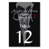 Tischnummer | Black Tuxedo (Rückseite)