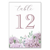 Tischnummer Blush Hydrangea (Vorderseite)
