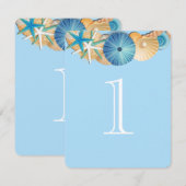 Tischnummer Card-1 (Vorne/Hinten)