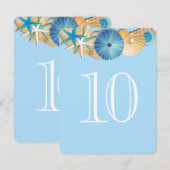 Tischnummer Card-10 (Vorne/Hinten)