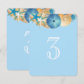 Tischnummer Card-3 (Vorne/Hinten)