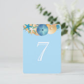 Tischnummer Card-7 (Stehend Vorderseite)