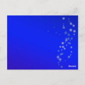 Tischnummer Card Winternacht (Rückseite)