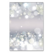 Tischnummer Card Winterzauberhafte Idylle (Rückseite)