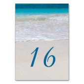 Tischnummer Cards für Küstenwache (Vorderseite)