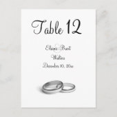 Tischnummer der Ewigkeit (Vorderseite)