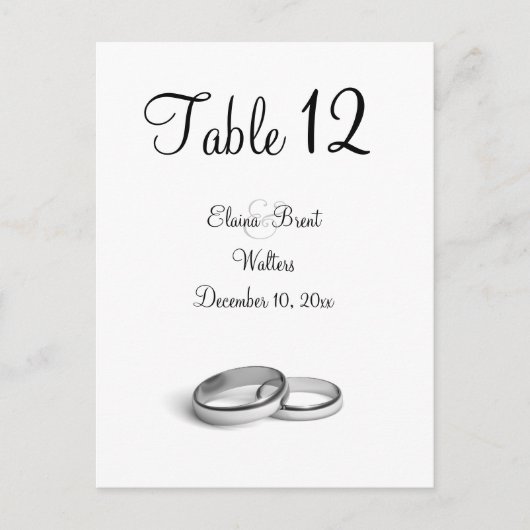 Tischnummer der Ewigkeit (Vorderseite)