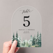 Tischnummer der Hochzeiten der Winterpine (Insitu (Handheld))