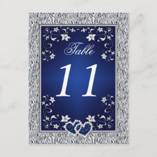 Tischnummer der Seeschifffahrt, Silbergrau und Blü