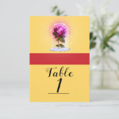 Tischnummer der verzauberten magischen Storybook-R (Stehend Vorderseite)