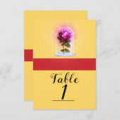 Tischnummer der verzauberten magischen Storybook-R (Vorne/Hinten)