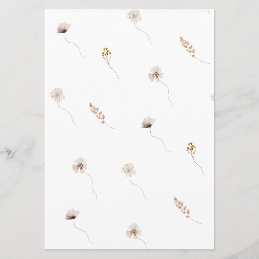 Tischnummer des modernen getrockneten Blumenkohls (Rückseite)