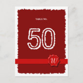 Tischnummer des Wachs Siegels (Vorderseite)