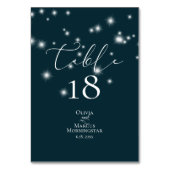 Tischnummer | Elegant Beach Wedding Arbor (Rückseite)