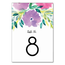 Tischnummer Floral Blossom