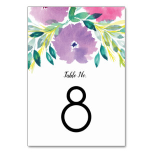 Tischnummer Floral Blossom