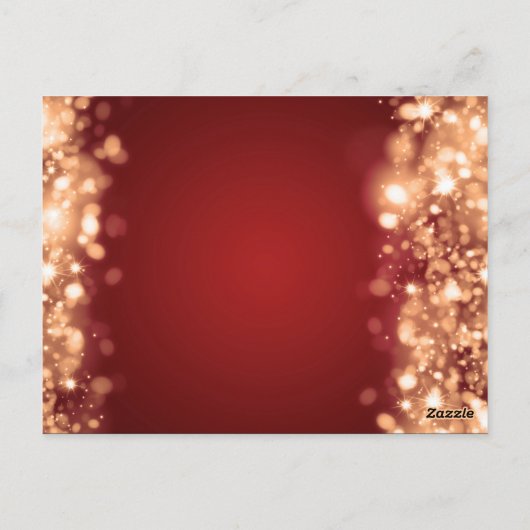 Tischnummer funkelnd Lights Gold (Rückseite)