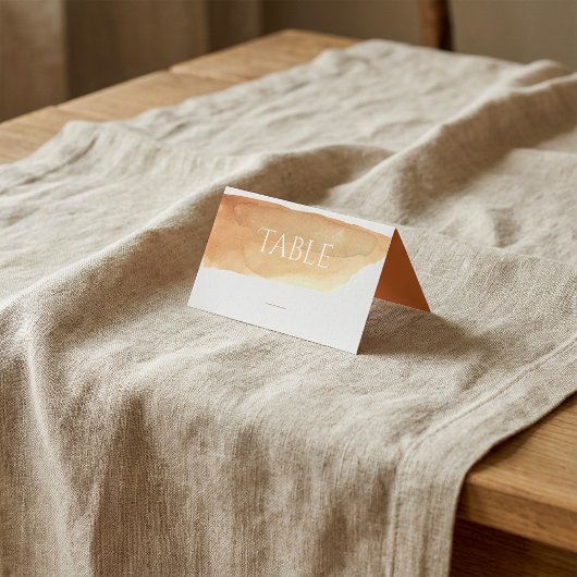 Tischnummer für Aquarellfarbe