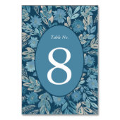 Tischnummer für Aquarellmalerei geblüht (Vorderseite)