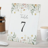 Tischnummer für Hochzeiten auf Sommerfeldern der W Sockelschild (In Situ)