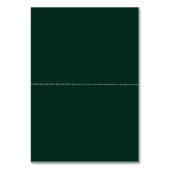 Tischnummer für Hochzeiten mit grünen irischen Kle (Rückseite)