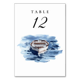 Tischnummer für Hochzeiten von Nautical Paddle