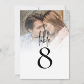 Tischnummer für informelles Skript-Foto (Vorderseite)