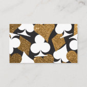 Tischnummer für Las Vegas Fill-In Name Platzkarte (Rückseite)