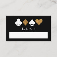 Tischnummer für Las Vegas Fill-In Name