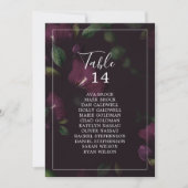 Tischnummer für Moody-Muster-Seekarten (Vorderseite)