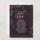 Tischnummer für Moody-Muster-Seekarten (Rückseite)