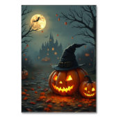 Tischnummer Halloween Card (Vorderseite)