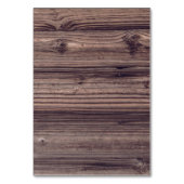 Tischnummer Holz Unterschreiben rustikale Hochzeit (Rückseite)