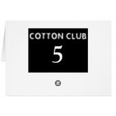 Tischnummer-Karte der 20er Jahre (Rückseite Horizontal)