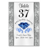 Tischnummer-Karten für das Jahr des benutzerdefini Tischnummer (Vorderseite)