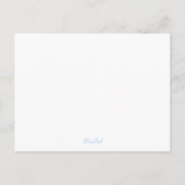 Tischnummer-Karten für künstlerische Hydrangeas Postkarte (Rückseite)