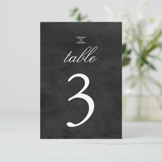 Tischnummer | Kopfbrett (Stehend Vorderseite)
