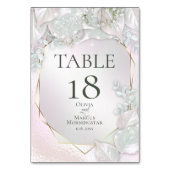 Tischnummer | Misty Pink Pearl Shimmer (Rückseite)